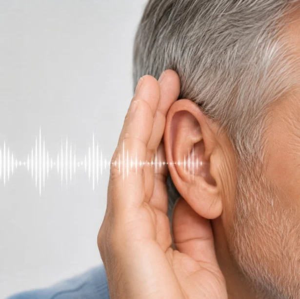 homme qui tend l'oreille