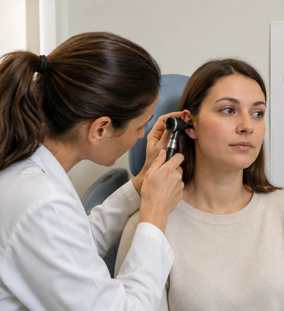 auscultation otite séreuse